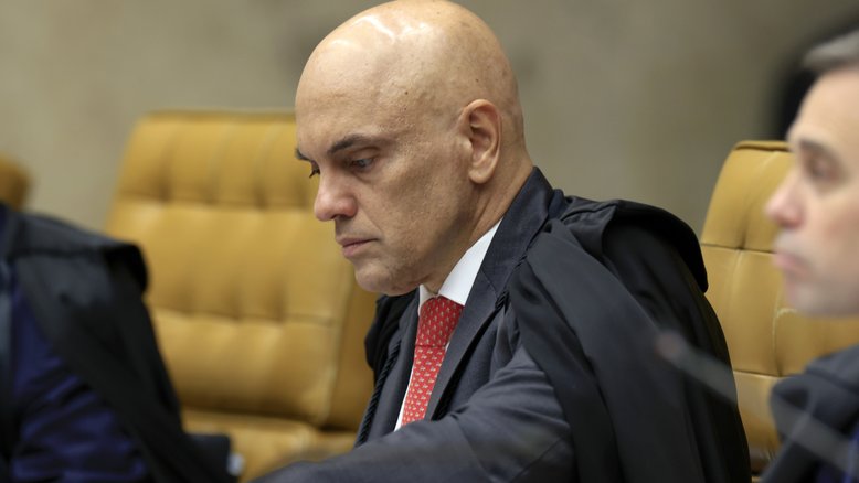 O ministro do STF Alexandre de Moraes; rumble