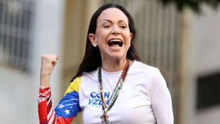 Líder da oposição venezuelana Maria Corina Machado ganha Nobel da Paz