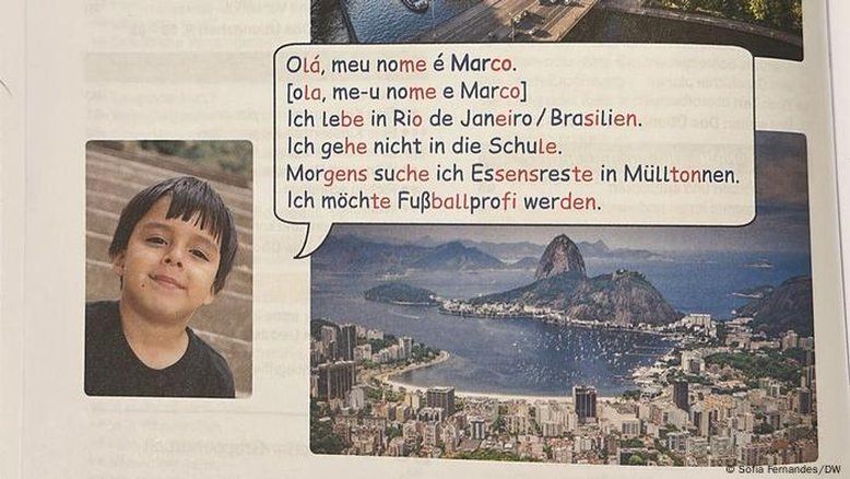 Editora alemã altera livro que dizia que criança carioca 'buscava comida no lixo'