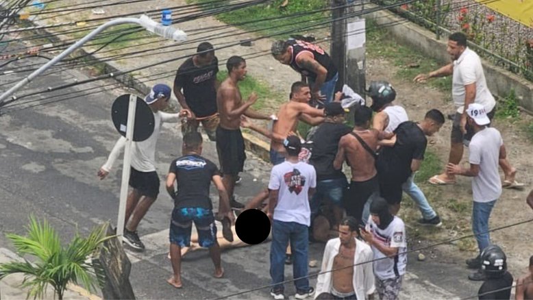 Confrontos em Recife antes do jogo entre Santa Cruz e Sport