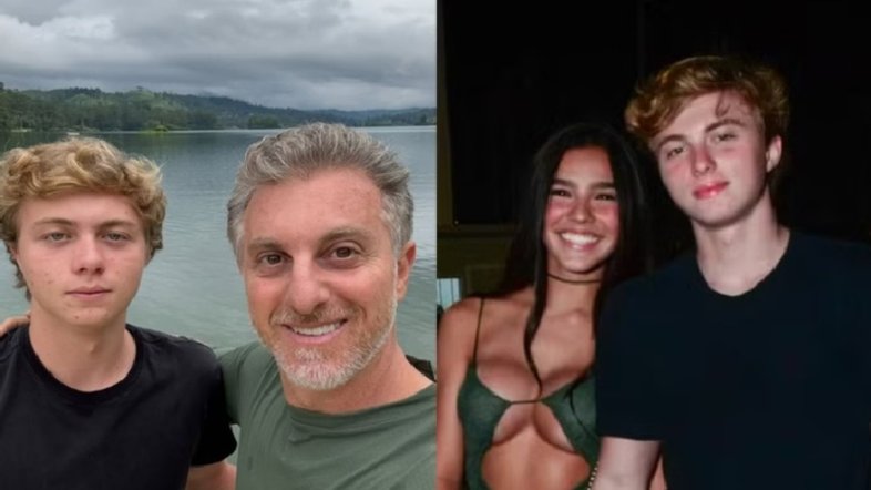 Luciano Huck e família