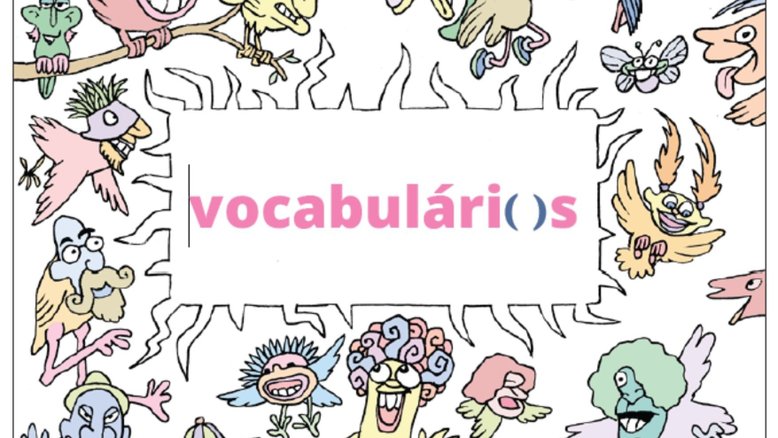 Trecho da capa do livro 'Vocabulários'
