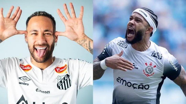 Neymar e Memphis Depay
