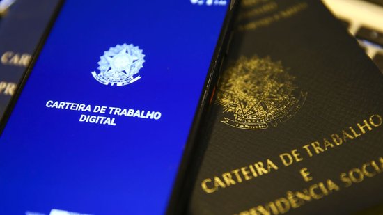 Carteira de trabalho digital.