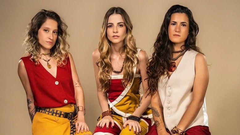 Brenda Luce, Fernanda Francis e Marianna Eis, do trio feminino Saldoce