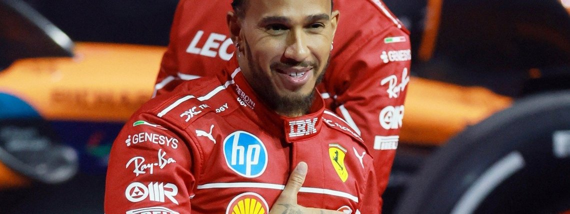 Hamilton se diz feliz com atualizações no carro da Ferrari