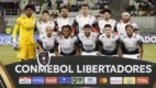 Elenco do Corinthians antes do confronto contra o Universidad Central na Libertadores 2025