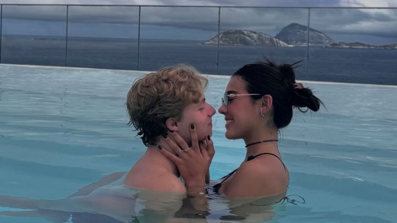 Duda Guerra e Benicio Huck