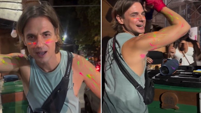 Ex-galã da Globo dança e serve clientes no Carnaval: 'Preciso fazer dinheiro'