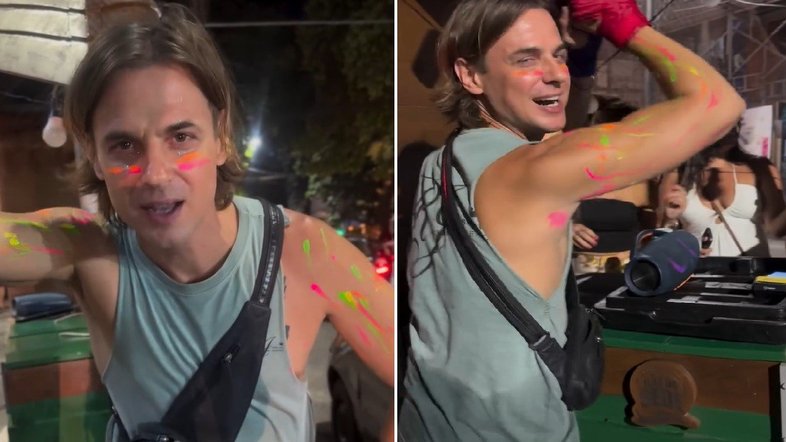 Ex-galã da Globo dança e serve clientes no Carnaval: 'Preciso fazer dinheiro'