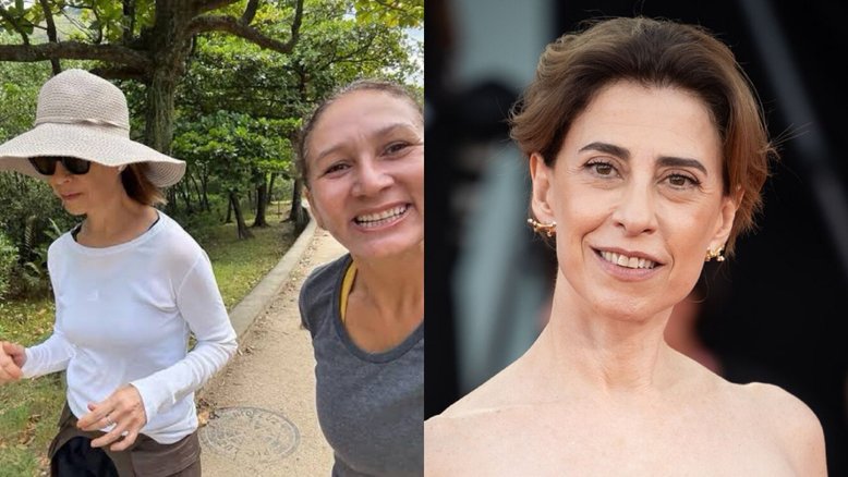 Fernanda Torres é alvo de "polêmica" com fã Lagoa Rodrigo de Freitas, no Rio de Janeiro