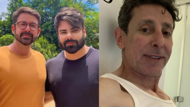 Reprodução/Instagram: @adrianoschaitel e @cassioscapin