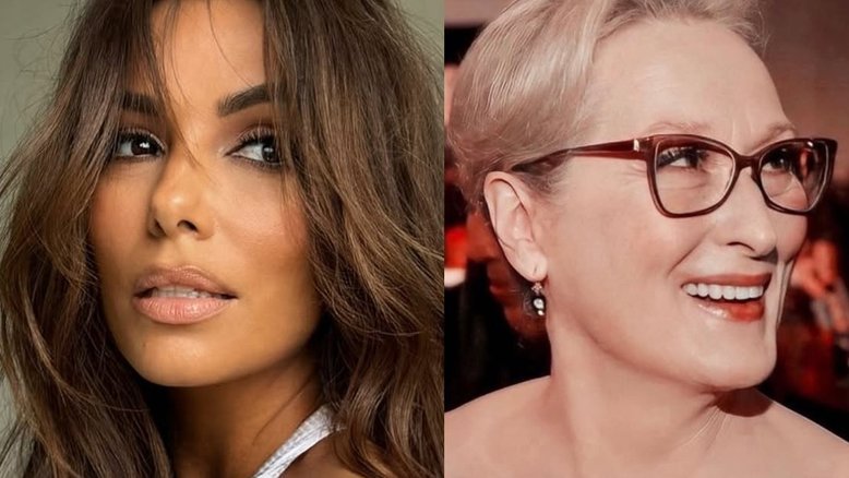 Reprodução/Instagram: @evalongoria e @merylstreep
