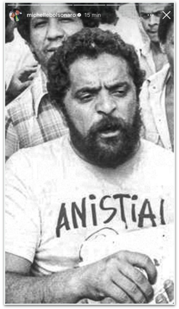 Lula pediu anistia em 1979? Entenda a história da foto postada por Michelle Bolsonaro