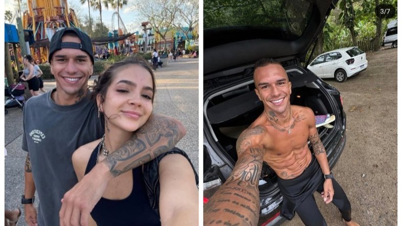 Mel Maia e seu novo namorado, Luan Medeiros