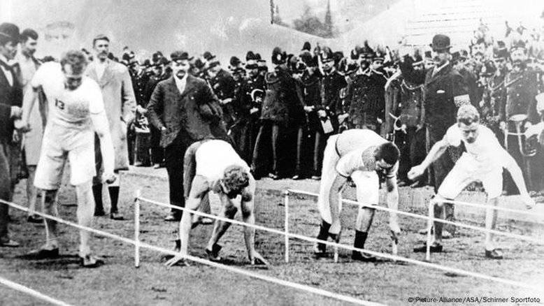 1896: Primeiros Jogos Olímpicos da Era Moderna