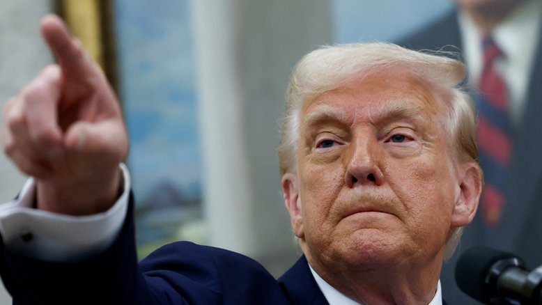 Presidente dos EUA, Donald Trump 28/03/2025 REUTERS/Evelyn Hockstein