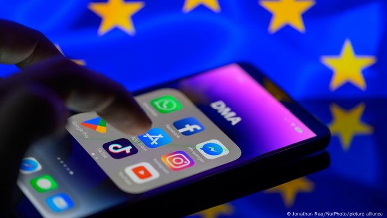 UE multa Apple e Meta por violarem lei antitruste