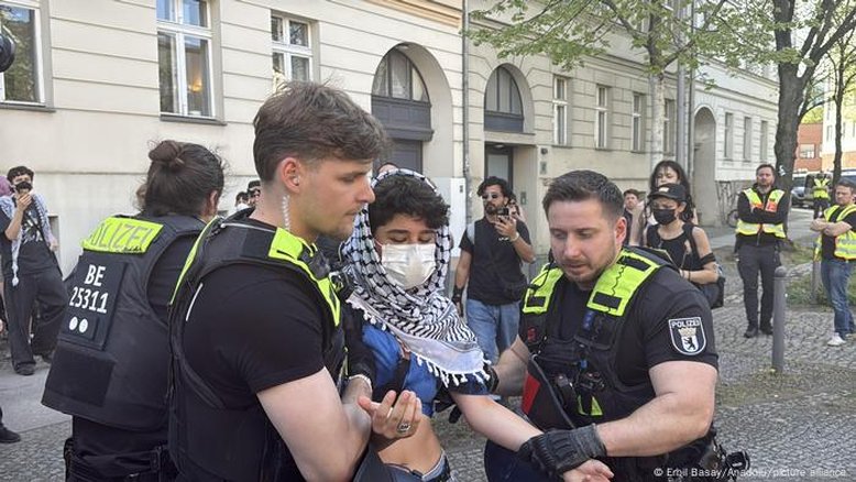 Polícia alemã investiga protestos contra deportação de ativistas pró-palestinos