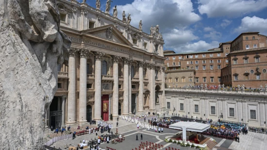 Praça São Pedro, no Vaticano