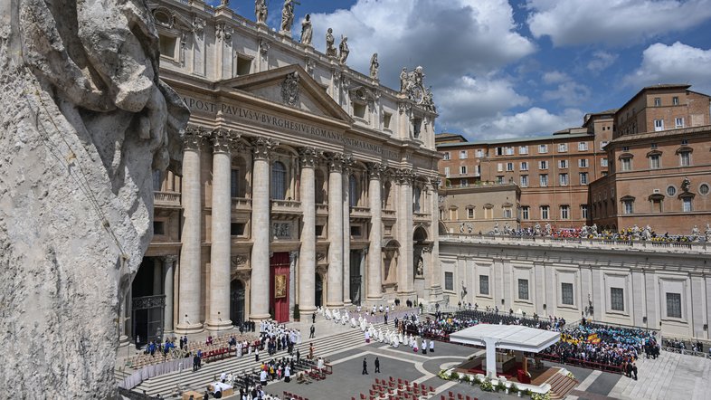 Praça São Pedro, no Vaticano