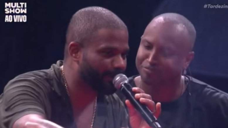 Arlindinho canta em show de Thiaguinho no Rio de Janeiro