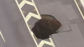 Cratera na Marginal Tietê