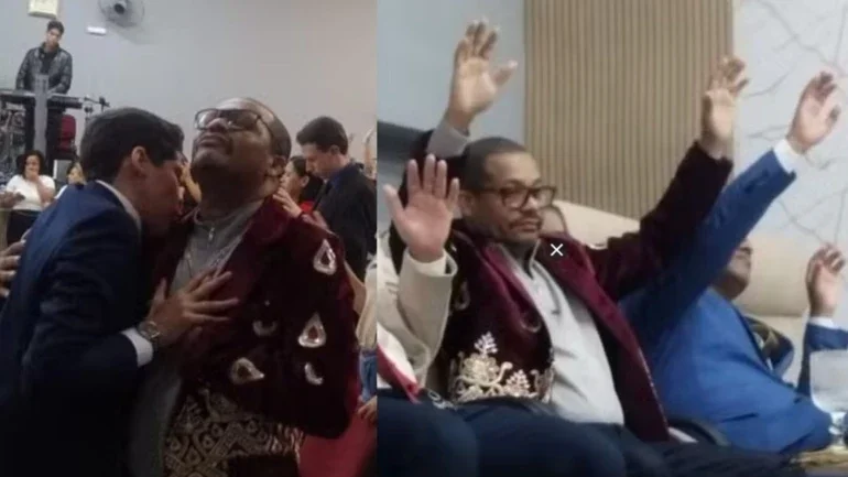 Mestre José, o Pastor do tarô, se encontra com missionário mirim Miguel Oliveira