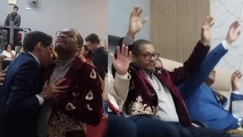 Mestre José, o Pastor do tarô, se encontra com missionário mirim Miguel Oliveira