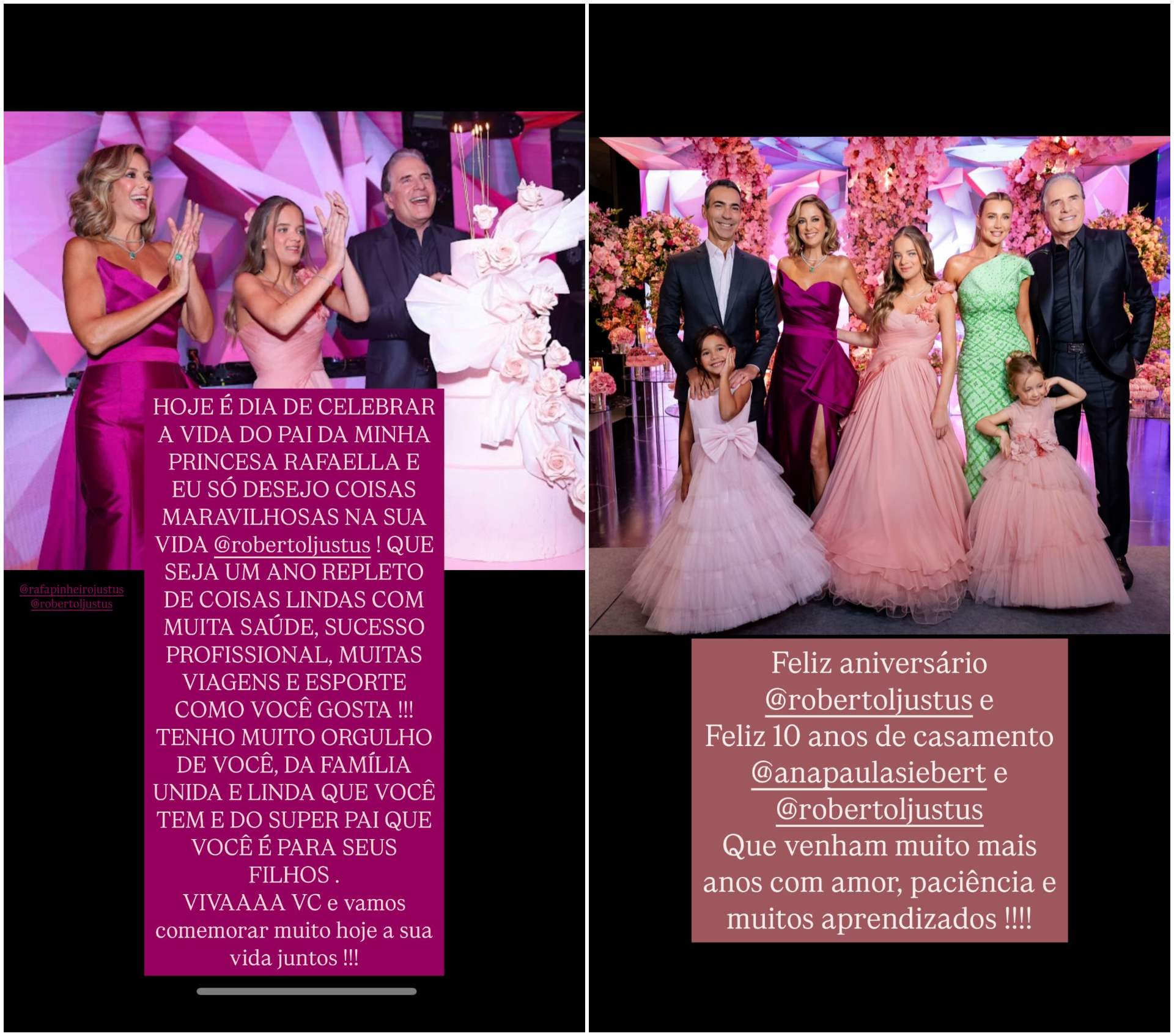 Ticiane Pinheiro celebra aniversário de Roberto Justus, seu ex-marido: 'Orgulho’ 1 Ticiane Pinheiro celebra aniversário de Roberto Justus, seu ex-marido: 'Orgulho’
