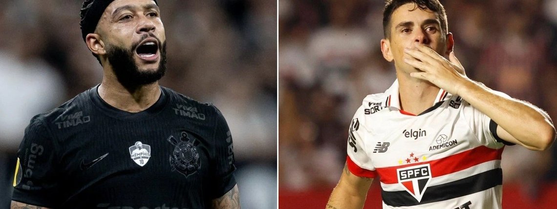 Memphis, do Corinthians, e Oscar, do São Paulo