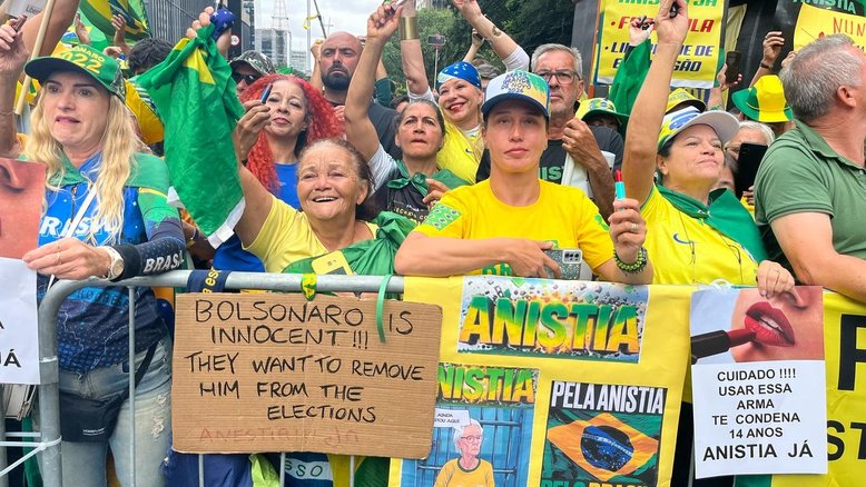 Rosângela Padrim, 46 anos, saiu de Sorocaba para participar da manifestação