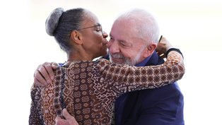 O presidente Lula (PT) e a ministra Marina Silva, do Meio Ambiente: lados opostos na disputa da Margem Equatorial