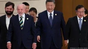 Lula e Xi Jinping em Pequim