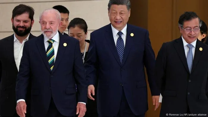 Lula e Xi Jinping em Pequim