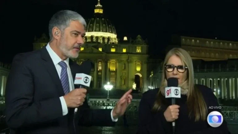 Ilze Scamparini e William Bonner