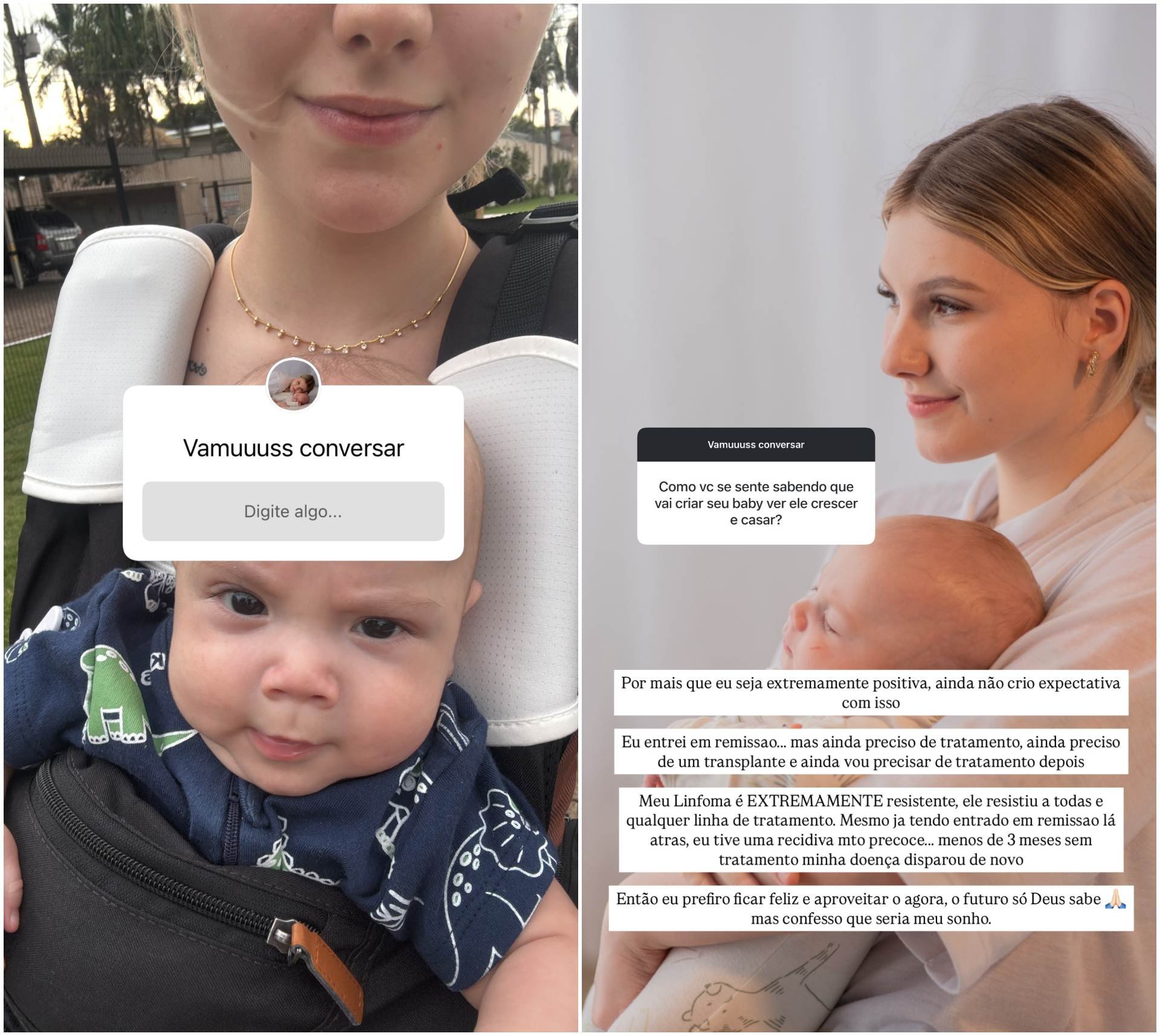 Isabel Veloso diz que câncer evoluiu e que não tem expectativa de ver o filho crescer 2 Isabel Veloso diz que câncer evoluiu e que não tem expectativa de ver o filho crescer