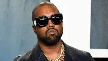 Kanye West na Vanity Fair Oscar Party em 9 de fevereiro de 2020