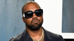 Kanye West na Vanity Fair Oscar Party em 9 de fevereiro de 2020