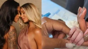 Nasce Zuri, primeira filha de Ludmilla e Brunna Gonçalves