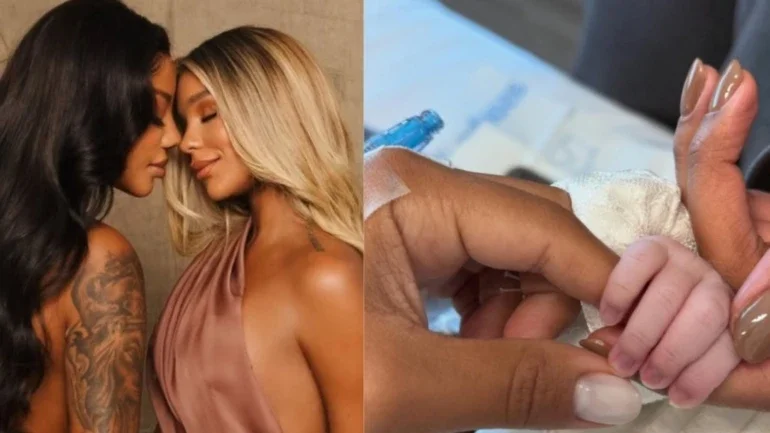 Nasce Zuri, primeira filha de Ludmilla e Brunna Gonçalves