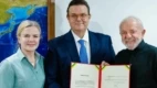 Gleisi Hoffmann, Wolney Queiroz e Lula