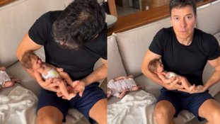 Rodrigo Faro exibe coleção de bebê reborn