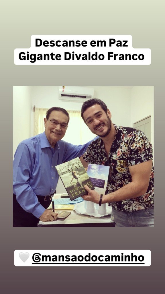 Famosos lamentam morte de Divaldo Franco nas redes sociais 3 Famosos lamentam morte de Divaldo Franco nas redes sociais
