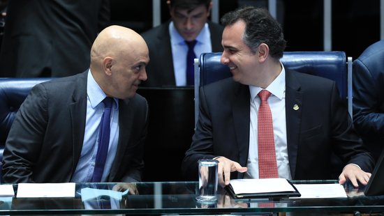 Alexandre de Moraes e Rodrigo Pacheco