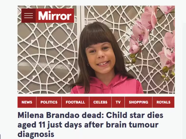 Morte de Millena Brandão repercute na imprensa internacional 2 Morte de Millena Brandão repercute na imprensa internacional