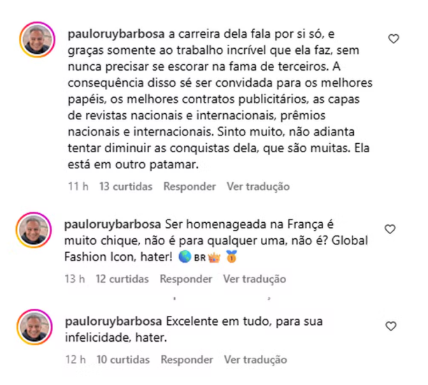Web aponta indiretas do pai de Marina Ruy Barbosa a Marquezine: 'Inveja' 1 Web aponta indiretas do pai de Marina Ruy Barbosa a Marquezine: 'Inveja'