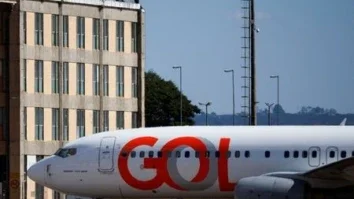 Avião da Gol no aeroporto de Brasília
