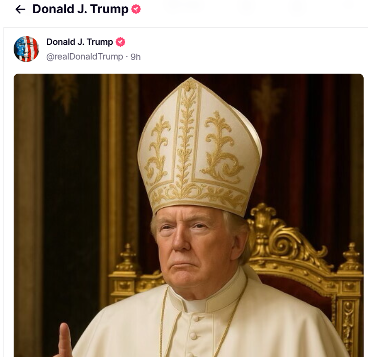 Trump publica imagem vestido como papa e provoca indignação: 'Insulto'