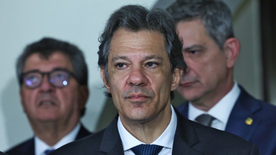 Ministro Haddad reunido com presidente do Senado